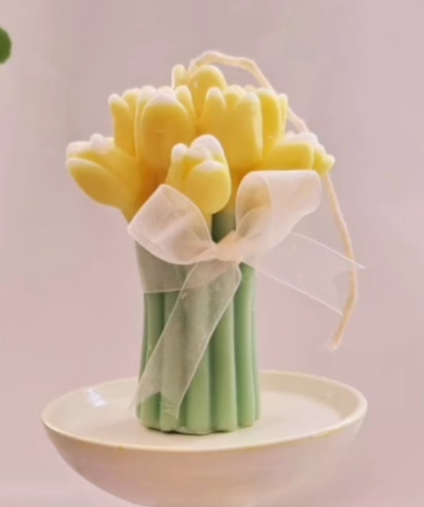 قالب دسته گل لاله ۹ سانتی