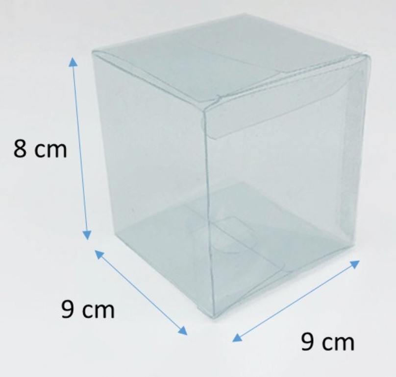 جعبه طلقی 9 در 9 در ارتفاع 8 سانت