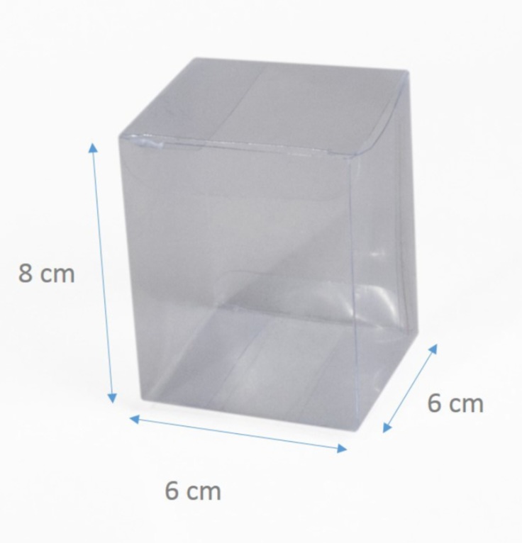 جعبه طلقی 6 در 6 در ارتفاع 8