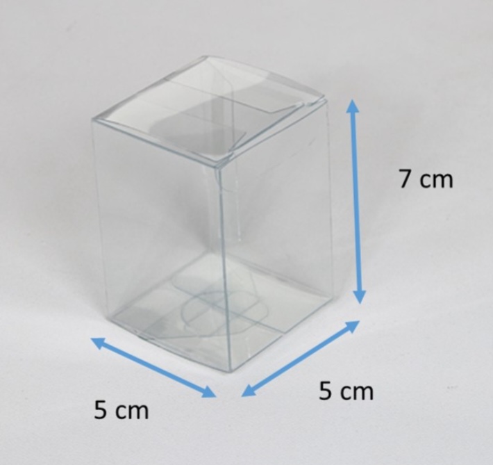 جعبه طلقی 5 در 5 در ارتفاع 7