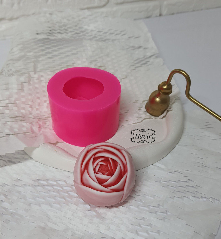 قالب غنچه گل پیونی